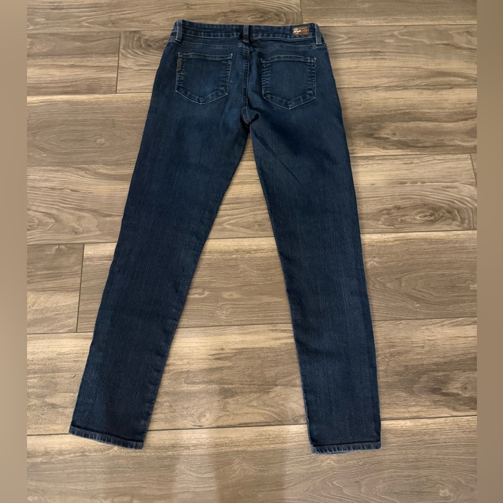 PAIGE Dark Blue Skinny Jeans - Picture 2 of 5